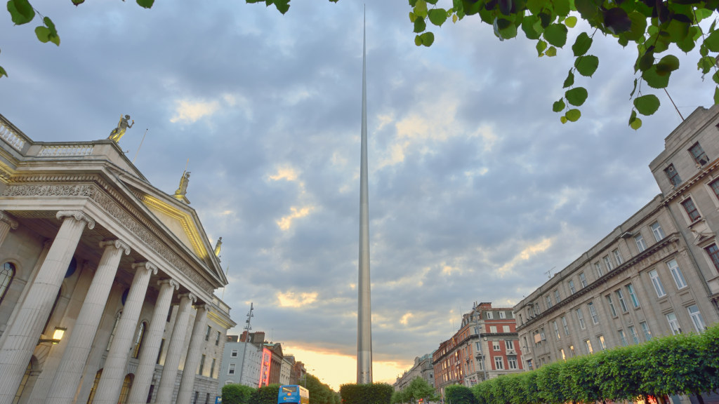 Spire in Dublin, Ireland