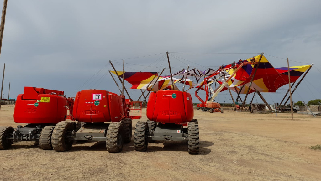 la importancia del alquiler de maquinaria para el montaje de festivales