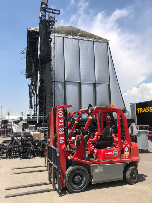 la importancia del alquiler de maquinaria para el montaje de festivales