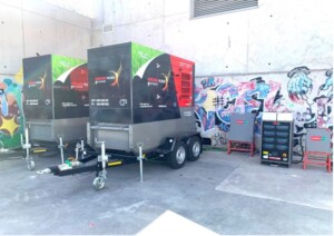 grupos electrógenos Servicio de 2x80 Kvas SV GLP para evento 