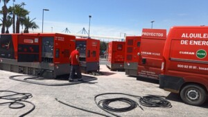 suministro de energía para eventos
