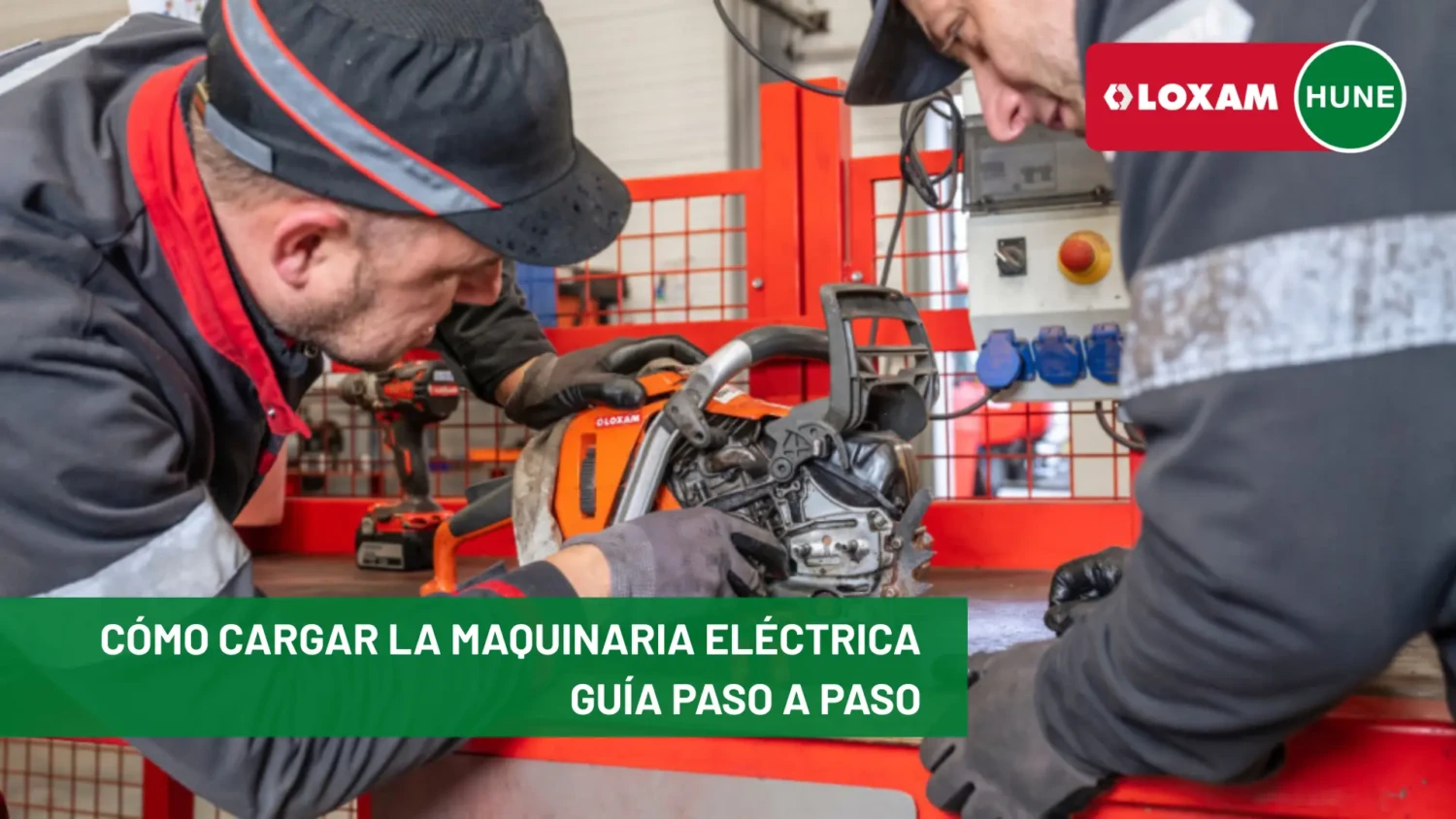 Cómo cargar correctamente la maquinaria eléctrica: guía paso a paso