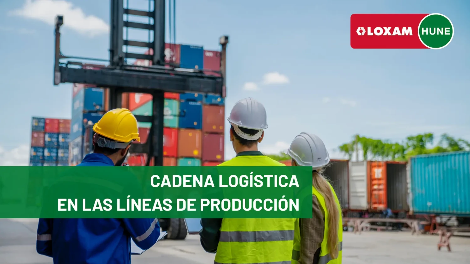 Cadena logística en las líneas de producción